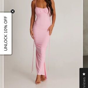 Melani pink zahara dress